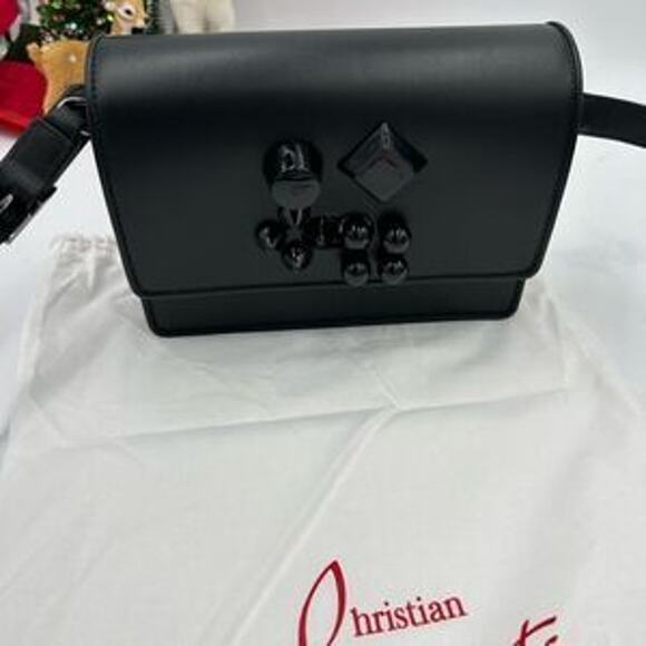 Women’s Christian Louboutin carasky spiked Crossbody bag made in Italy - Picture 1 of 13